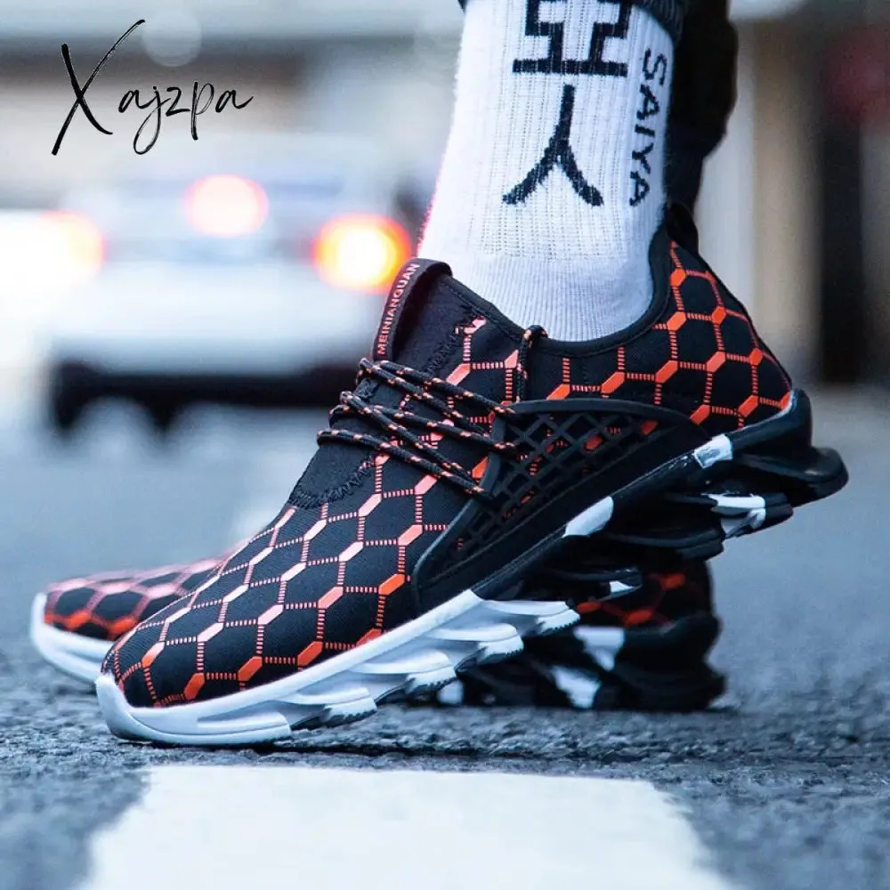 Xajzpa - New Fashion Men Running Shoes Sports Shoes Casual Trainers Mesh Tennis Sneakers Men's Trainers for Man  zapatos de hombre