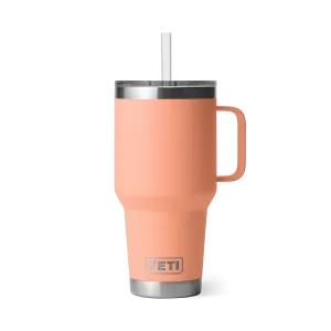 Yeti Rambler 35oz Mug With Straw Lid - Lowcountry Peach